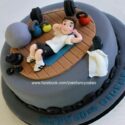 Work-Out-Cake/Photo Gallery (Min 4 Lbs) Fondant