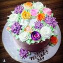 Flower Basket Cake/Photo Gallery (Min 2 Lbs)